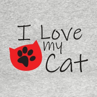 I love my Cat T-shirt Cat T-Shirt